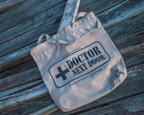 DOCTOR NEXT DOOR 100% Organic Cotton ECO Tote Essential MFG Co. SPEC MIL