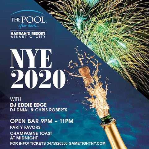 Atlantic City Harrah's Resort NYE 2020 Pool Party